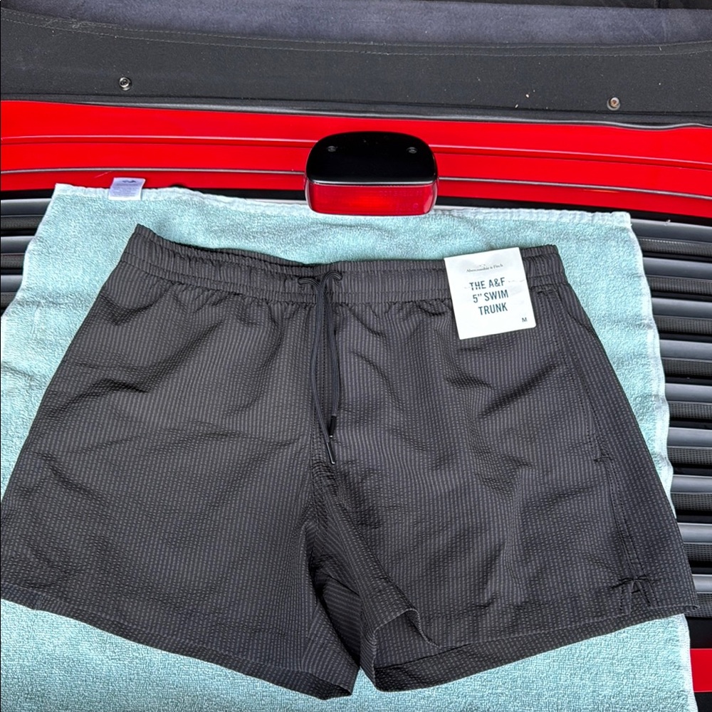 Black Swim Trunks